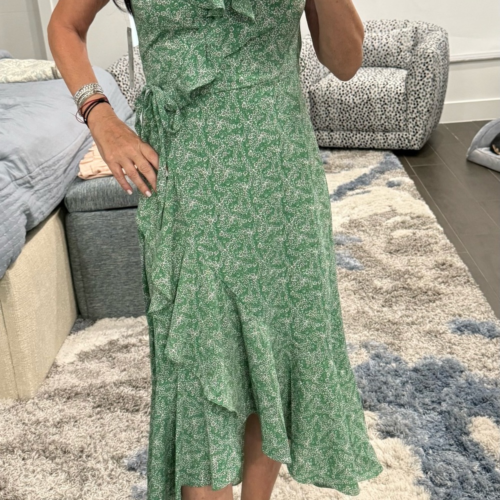 Max Studio Emerald Floral Blouse
